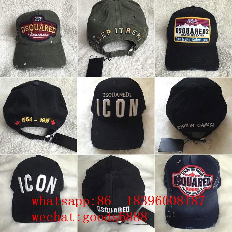 cheap Dsquared Dsq Dsquared2 Baseball Cap Icon Caps Dsq2 Hat Patch adjustable 3