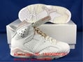 wholesale 2021 original Air Jordan 6 WMNS “Gold Hoops” basketball sports shoes