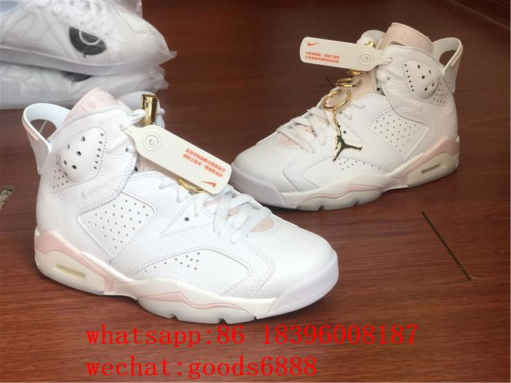 wholesale 2021 original Air Jordan 6 WMNS “Gold Hoops” basketball sports shoes 5