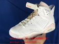 wholesale 2021 original Air Jordan 6 WMNS “Gold Hoops” basketball sports shoes