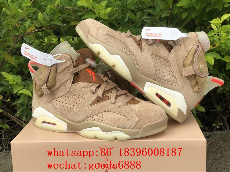 Factory direct sales best original Travis Scott x Air Jordan 6 basketball shoes