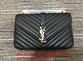 top handbags Sleek shiny bags saint Laurent purses with tassels chain wallet