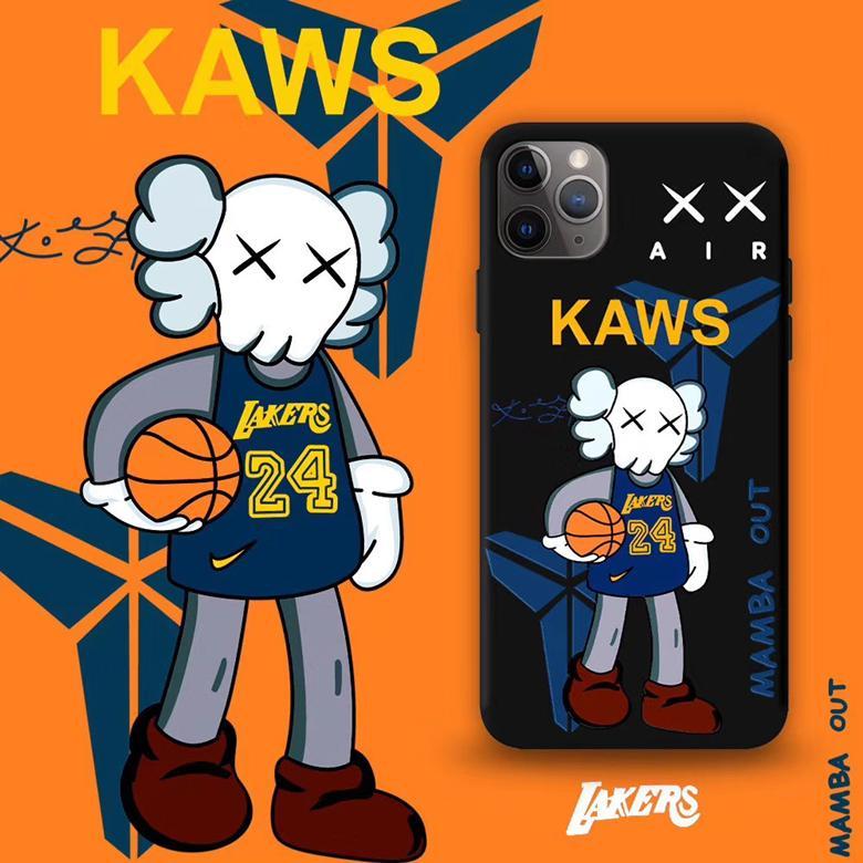 wholesale Luxury Designer Cartoon KAWS Sport Back Cover Basketball 24 Kobe Case 5