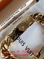 wolesale cheap factory price top Louis Vuitton Chain Links Patches  necklace