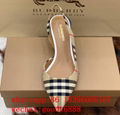 Wholesale newest model original 1:1 best quality Burberrty women High heel shoes