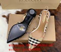 Wholesale newest model original 1:1 best quality Burberrty women High heel shoes 12