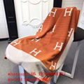 factory Outlet Hermes cashmere wool beautiful blanket wholesale factory price