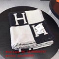 factory Outlet Hermes cashmere wool beautiful blanket wholesale factory price