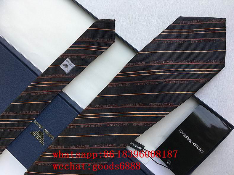 wholesale best Armani tie man fashion necktie choker new neckcloth silk neckwear 3