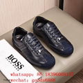 authentic hugo boss men casual shoes sneakers boss 1：1 top boss dress trainers 7