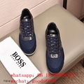 authentic hugo boss men casual shoes sneakers boss 1：1 top boss dress trainers