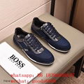 authentic hugo boss men casual shoes sneakers boss 1：1 top boss dress trainers