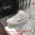 authentic hugo boss men casual shoes sneakers boss 1：1 top boss dress trainers