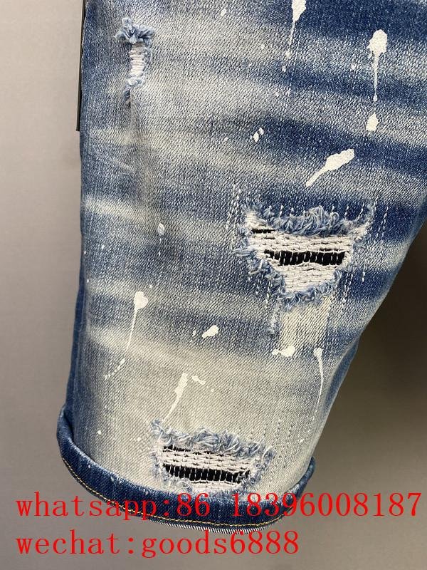 authentic Newest Dsquared2 jeans DSQ pants men's jeans DSQ2 short jeans trousers 2