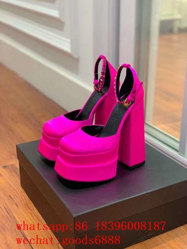 wholesale top New model Aevitas Satin Platform          Heels Pumps women Shoes 3
