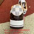 Newest model authentic real LV LOUIS VUITTON × Nike Air Force 1 Low sports shoes