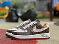 Newest model authentic real LV LOUIS VUITTON × Nike Air Force 1 Low sports shoes