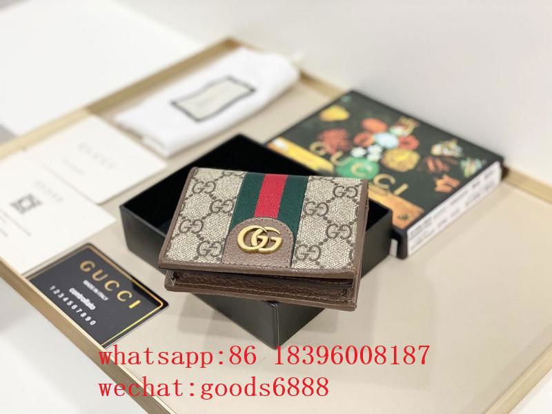 new 1:1 best aaa shop Coin holder GG Card case wallet       coin leather purses