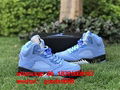 newest original best quality air Jordan 5 “UNC" AJ 5 sports sneakers  3