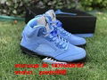 newest original best quality air Jordan 5 “UNC" AJ 5 sports sneakers 