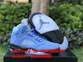 newest original best quality air Jordan 5 “UNC" AJ 5 sports sneakers  12