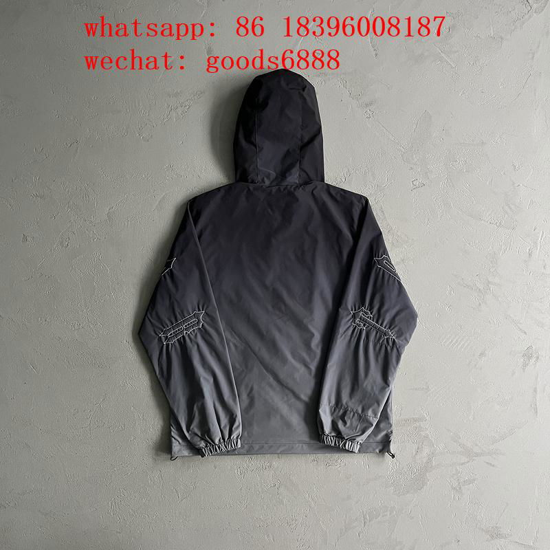 wholesale Trapstar jacket outline arch windbreaker-black gradient top hoodies 4