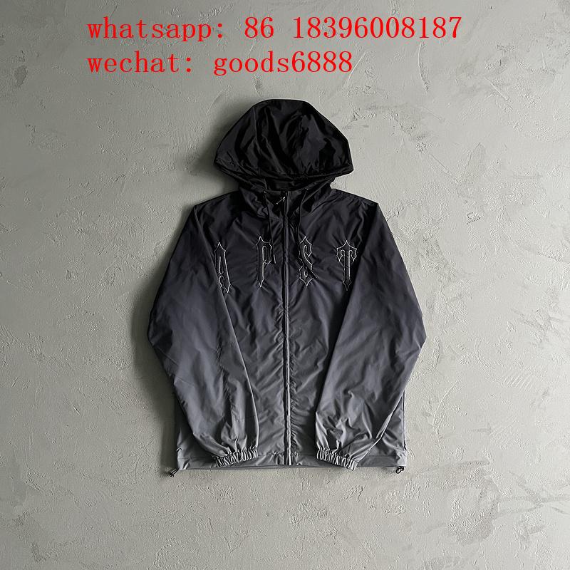 wholesale Trapstar jacket outline arch windbreaker-black gradient top hoodies