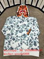 wholesale top quality bape splicing sleeves jackets shark coat zip up hoodies 13