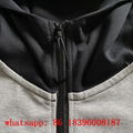 wholesale 1:1 original Nike Set Tech Fleece - Black & Light Grey sports suit