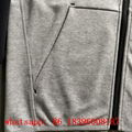 wholesale 1:1 original Nike Set Tech Fleece - Black & Light Grey sports suit