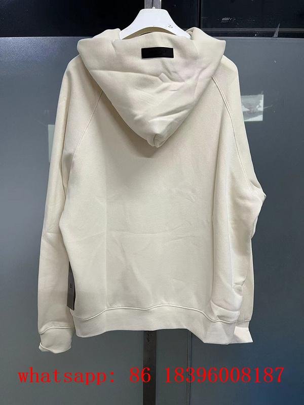 wholesale best quality Fear of God FOG Essentials SS23 Flocking Letters Hoodies 4