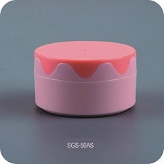 High End  Plastic Cosmetic Cream Jar