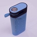 portable wireless led light lamp bluetooth speaker battery charger with FM Radio