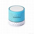 Portable Mini coloful led Bluetooth Speaker With Light pulse For mobile  4