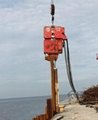 Used vibro hammer PVE 2316 VM to work on a crane or piling rig 3