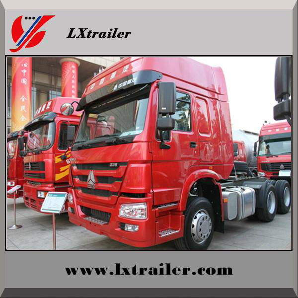 China Sinotruk Howo tractor truck for semi trailer 4