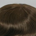 Stock toupee for men #4 with pu back and