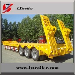 Tri-axle lowbed semi trailer for car transportation