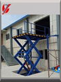 Stationary scissor Lift for Warehouse Cargo Lifting 4