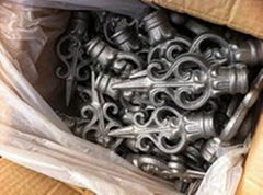 Spike cast iron ornamental parts