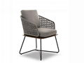 Contemporary Wooden Metal Armchair 1