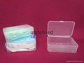 High Quality Plastic Clear dental floss storage case 1