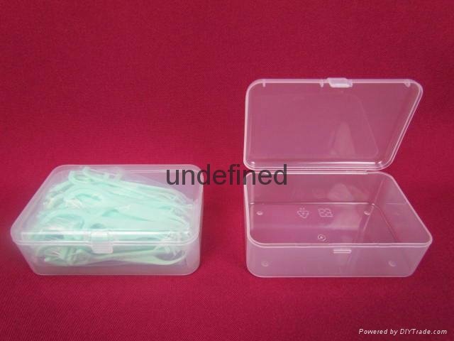High Quality Plastic Clear dental floss storage case 5