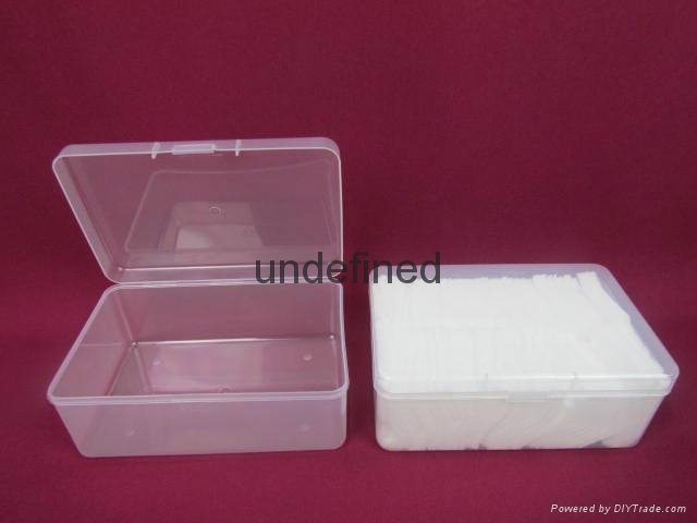 Eco-friendly Cotton Swab Holder Cosmetic Cotton Pads Storage Box 2