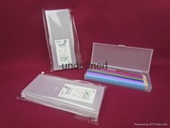 Promotional plastic pen box single ink pen gift box