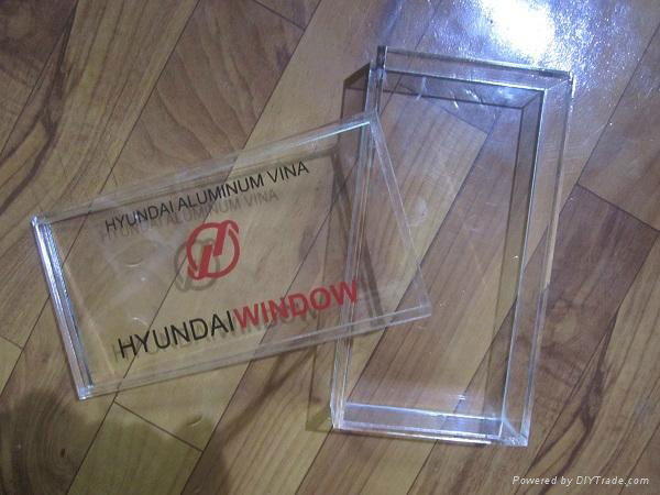  Clear card box acrylic