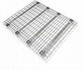 Steel wire mesh deck for box beam racking storage