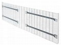 Warehouse pallet rack wire mesh deck used over 3 or 4 beams 2