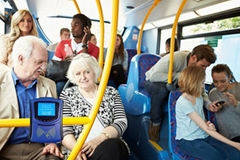 Onboard Bus Ticket Validator With NFC Reader And IC Card Reader