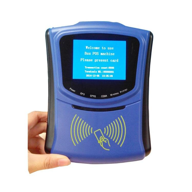 City Bus Ticket Validator IC Card Reader With NFC And GPRS For City Bus BRT 3